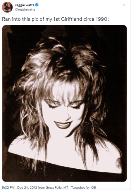 Reggie Watts shared about his unsuccessful situation in love with his first girlfriend.